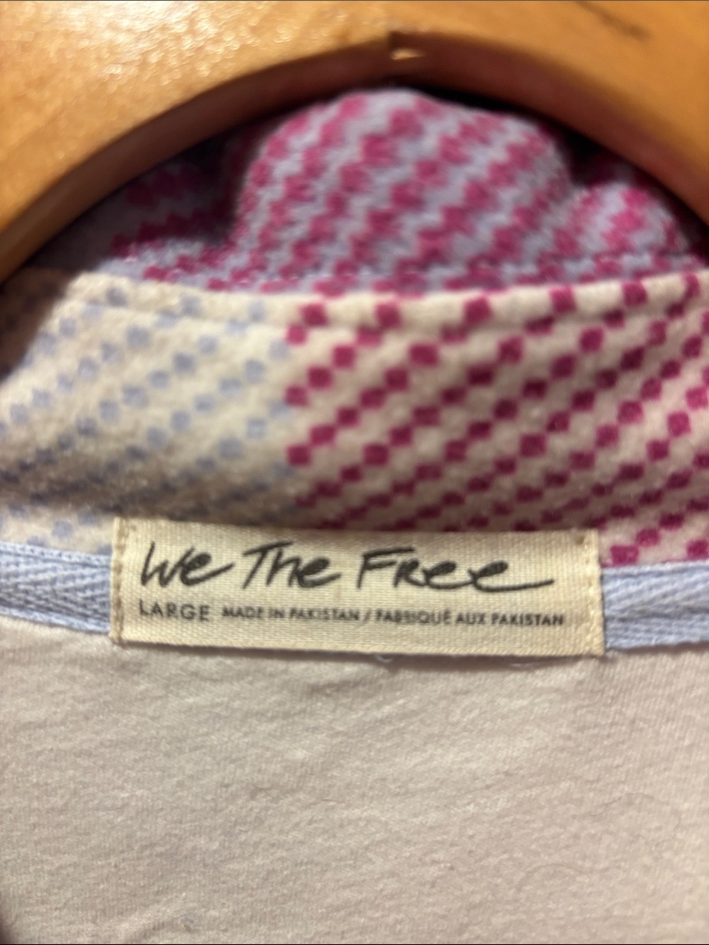 Free people RARE! Plaid Oversized Shacket - Picture 2 of 5